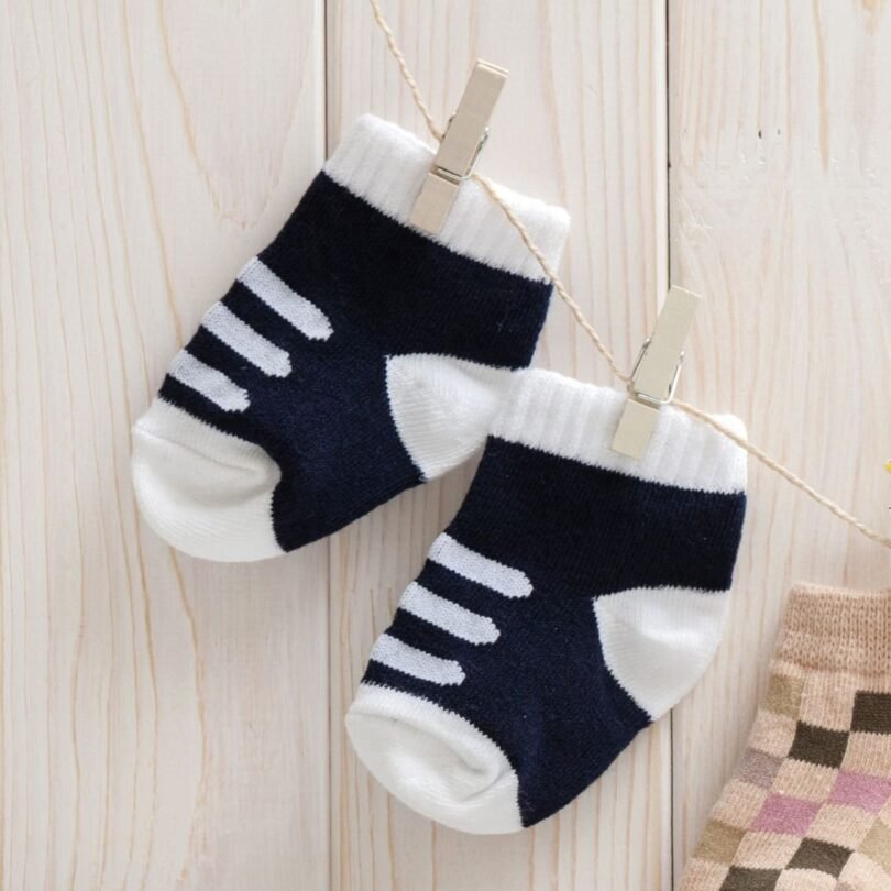 Boleiv Baby Black Striped Socks